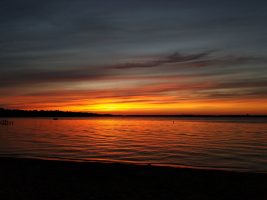 Clear Lake Iowa Sunset