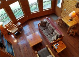 Red Cedar Lodge from above